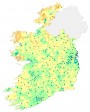 HP 2011 relative Ireland with CSO towns